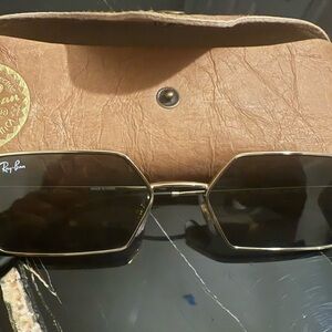 Ray-Ban Hexagonal Black Sunglasses